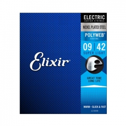 엘릭서기타줄 Elixir 일렉기타줄 PolyWeb Super Light [12000] (009-042)