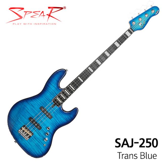 스피어 Spear 일렉베이스 SAJ-250 Trans Blue