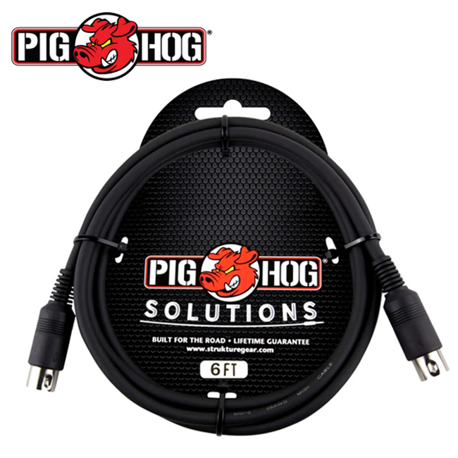 PIG HOG 미디 케이블 Tour Grade Solutions 1.8m Midi Cable (PMID06)