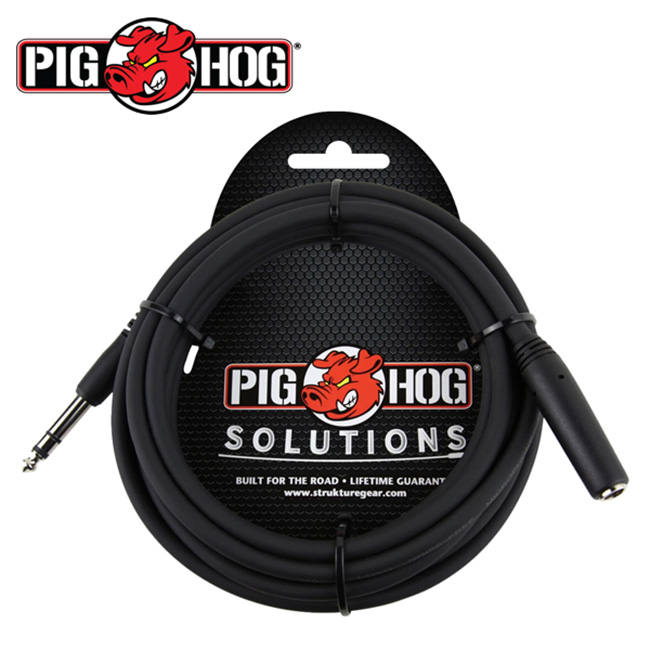 PIG HOG 헤드폰 연장 케이블 TRS 스테레오 3m Headphone Extension Cable (PHX14-10)