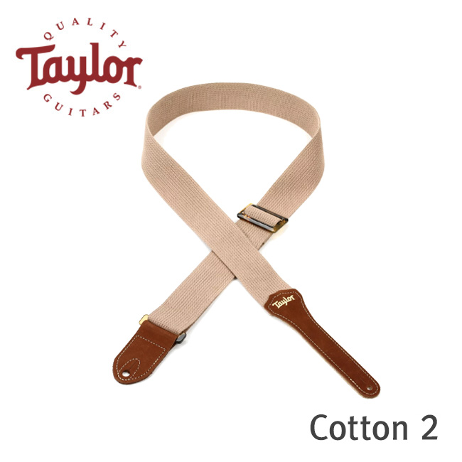 Taylor 스트랩 GS Mini Cotton 2 Guitar Strap Tan