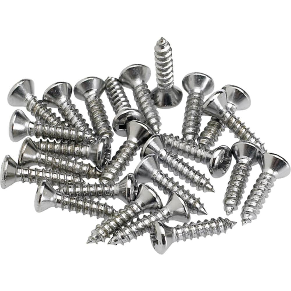 Fender 정품 픽가드스크류 Pickgaurd Screws Nickel 24pcs (099-4923-000)