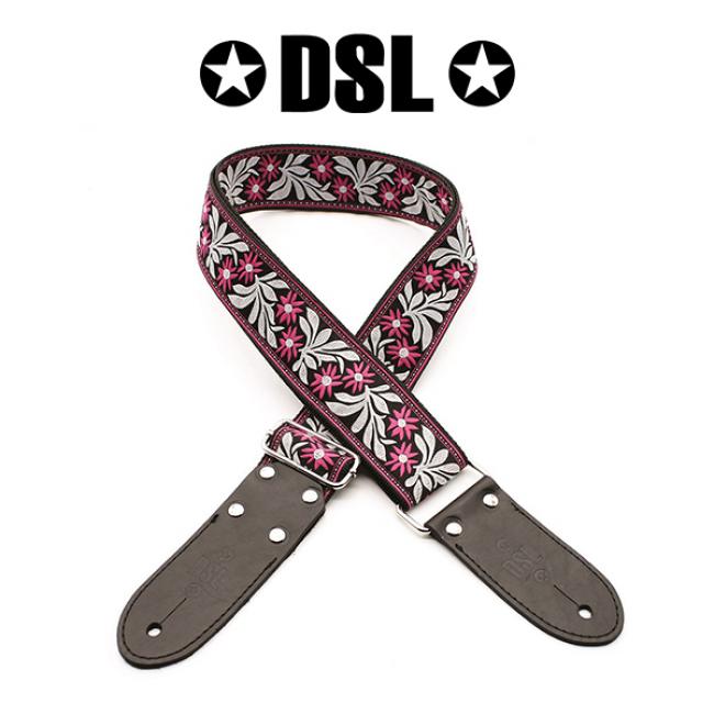 DSL Straps 자커드 위빙 스트랩 / JAC20-FLOWER-FUSCHIA