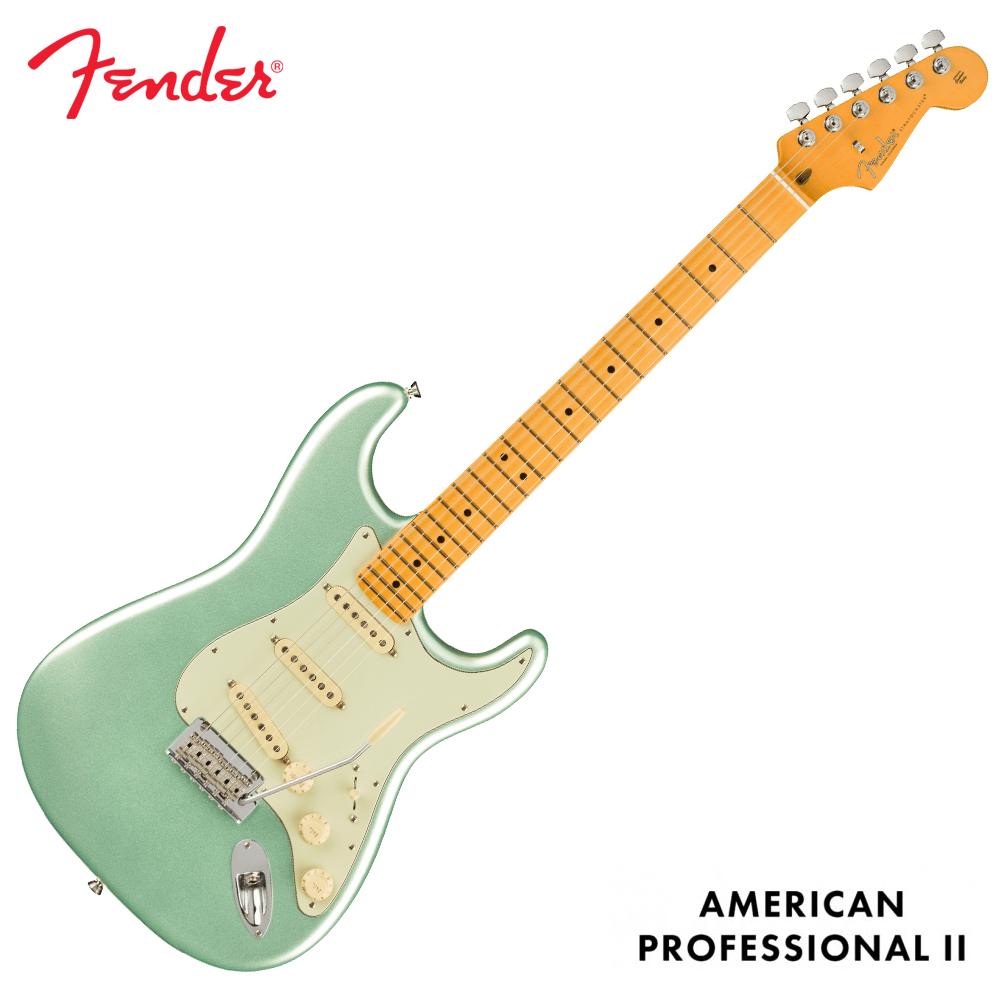 Fender USA American Professional II Stratocaster Mystic Surf Green - Maple (011-3902-718)