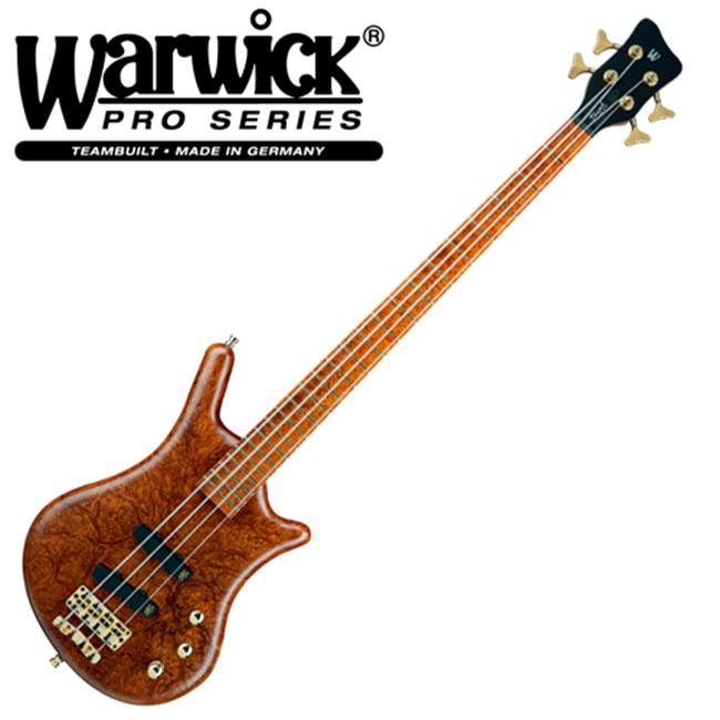 Warwick 베이스기타 Thumb BO 4LTD Pro Series Ovangkol Natural Satin Gold