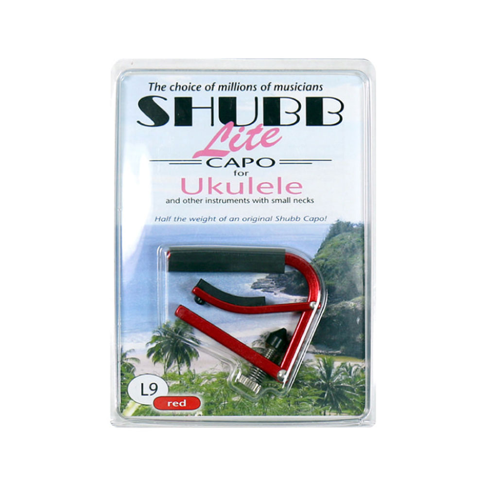 Shubb 우쿨렐레용 Capo Lite L9 Red (Ukulele)