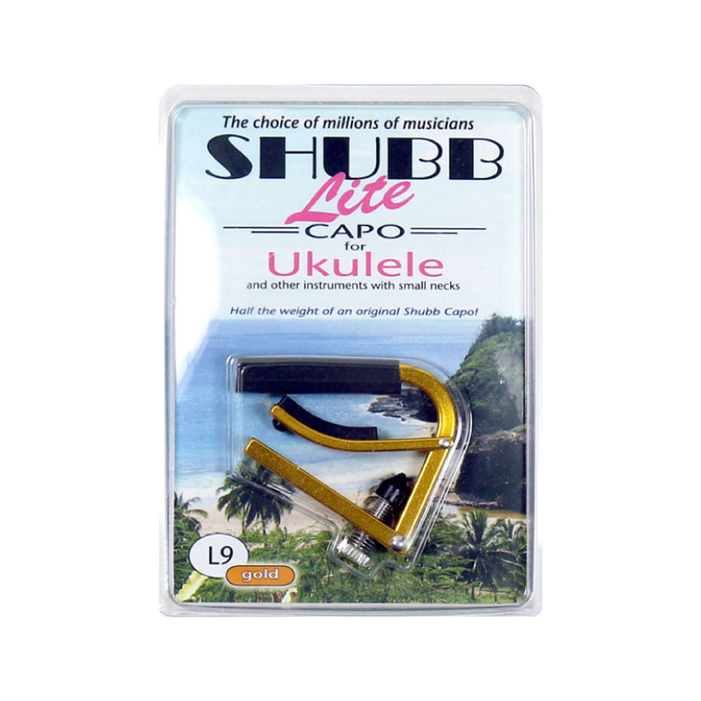 Shubb 우쿨렐레용 Capo Lite L9 Gold (Ukulele)