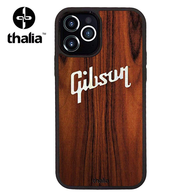 Thalia 아이폰 12 & 12 PRO 케이스 Santos Rosewood/Gibson Logo