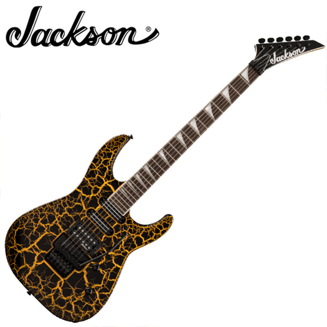 Jackson 일렉기타 X Series SOLOIST SL3X DX - Yellow Crackle
