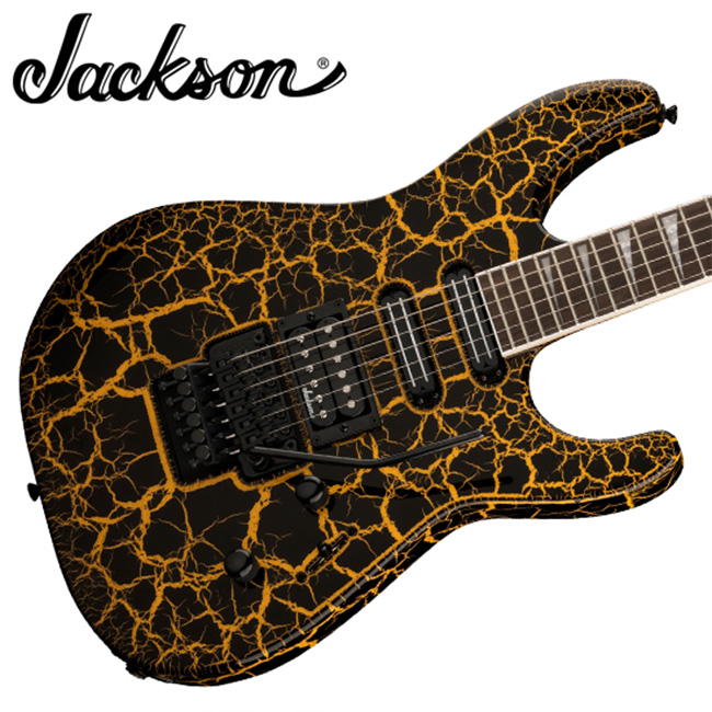 Jackson 일렉기타 X Series SOLOIST SL3X DX - Yellow Crackle