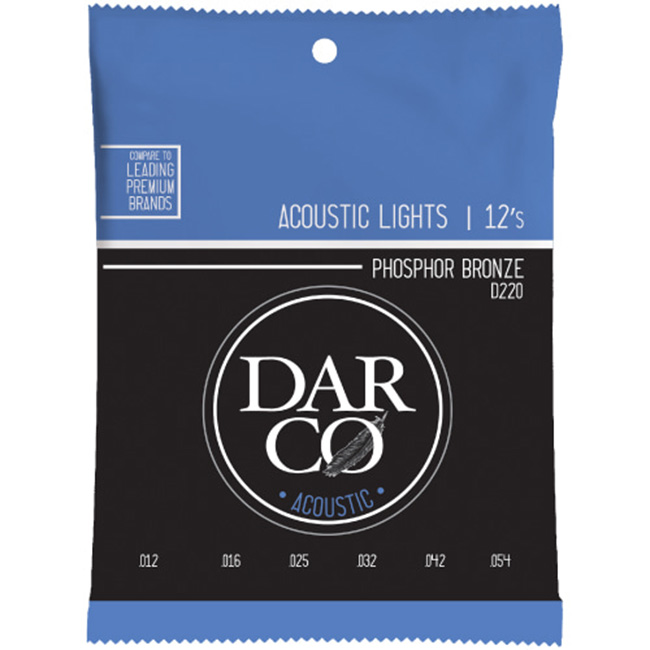 Darco 다코 통기타 스트링 D220 포스포 브론즈 라이트 (012-054)