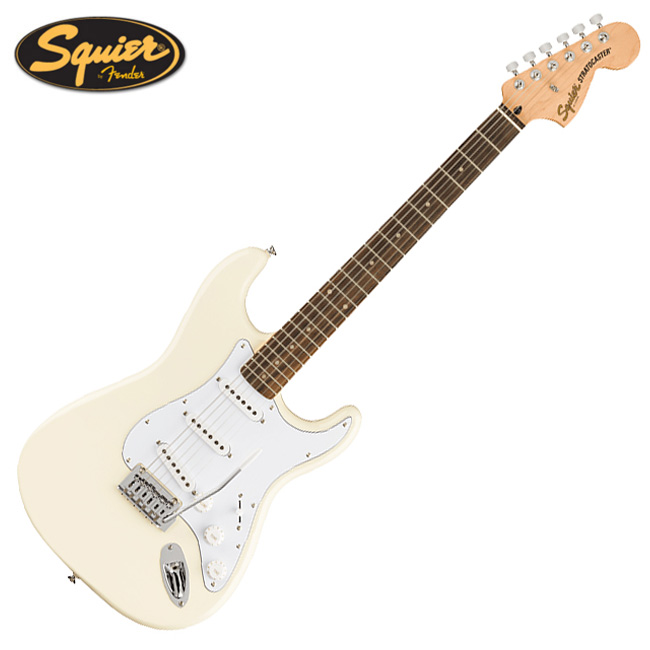 Squier 스콰이어 일렉기타 FSR Affinity Stratocaster Olympic White (037-8000-505)