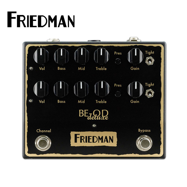 Friedman 이펙터 BE-OD Deluxe 듀얼 오버드라이브