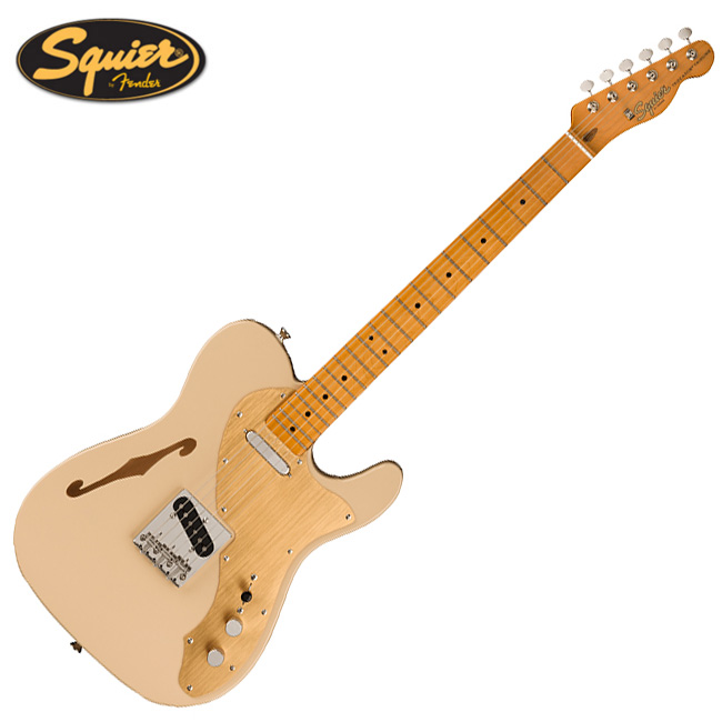 Squier 스콰이어 일렉기타 FSR Classic Vibe 60s Custom Telecaster Thinline Desert Sand (037-4066-589)