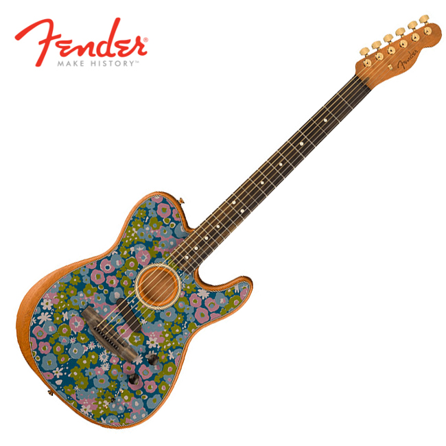 Fender FSR American Acoustasonic Telecaster Blue Flower (097-2313-151)