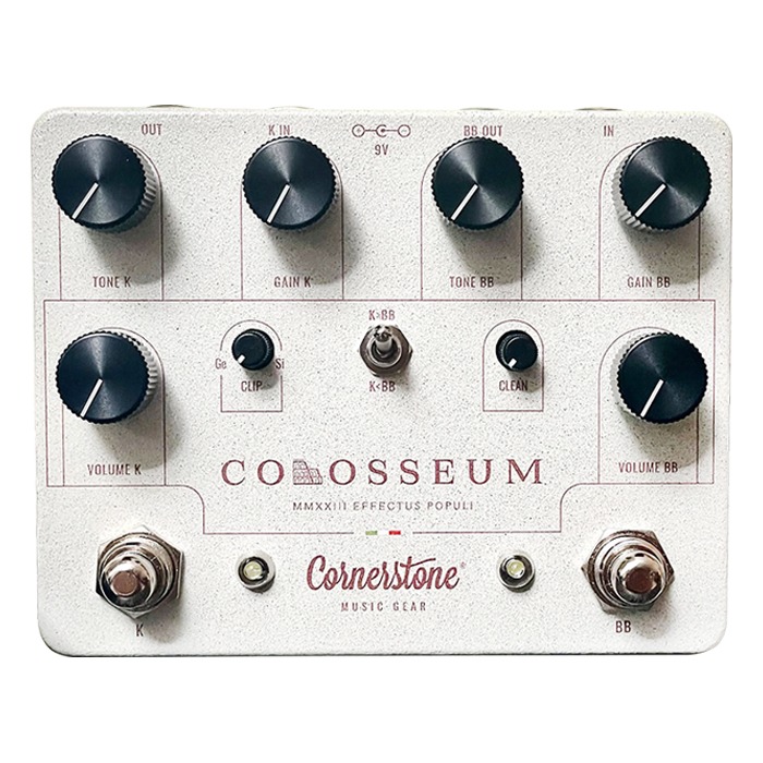 Cornerstone 코너스톤 이펙터 COLOSSEUM Blues Breaker + Klon 듀얼 오버드라이브 페달