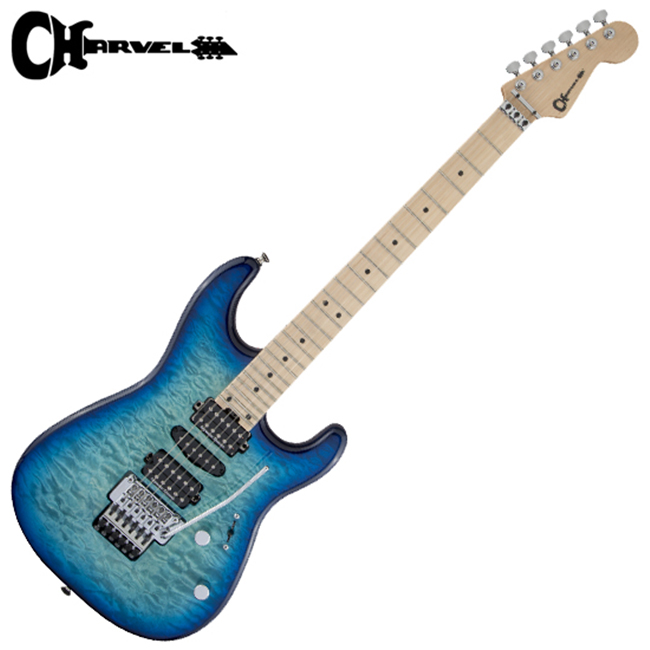Charvel 일렉기타 MJ Series San Dimas Style1 HSH FR M QM Caribbean Burst