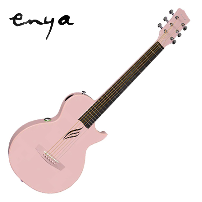 Enya 엔야 카본 하이브리드 스마트 기타 Nova Go AI SP1 (Pink)