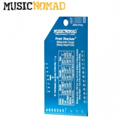 Music Nomad 뮤직 노마드 Fret Rocker+ (MN822) with String Action Gauge/Pickup Ruler 프렛, 스트링, 픽업 치수 높이 측정 툴
