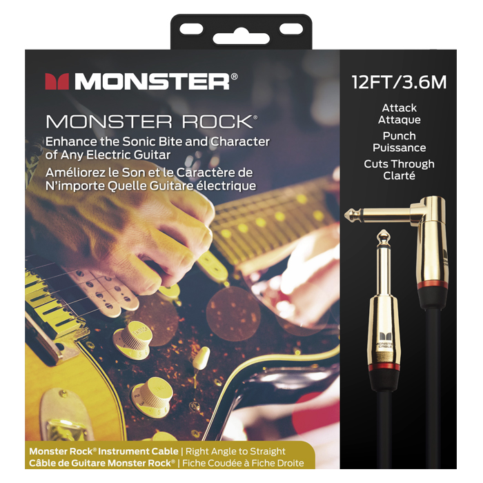 Monster 몬스터 악기케이블 Rock - Angle to Straight (600541-00) 12ft