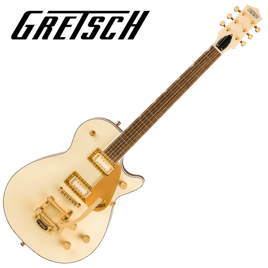 Gretsch 그레치 일렉기타 Pristine LTD Jet White Gold 그레치 프리스틴 제트 바디 싱글컷