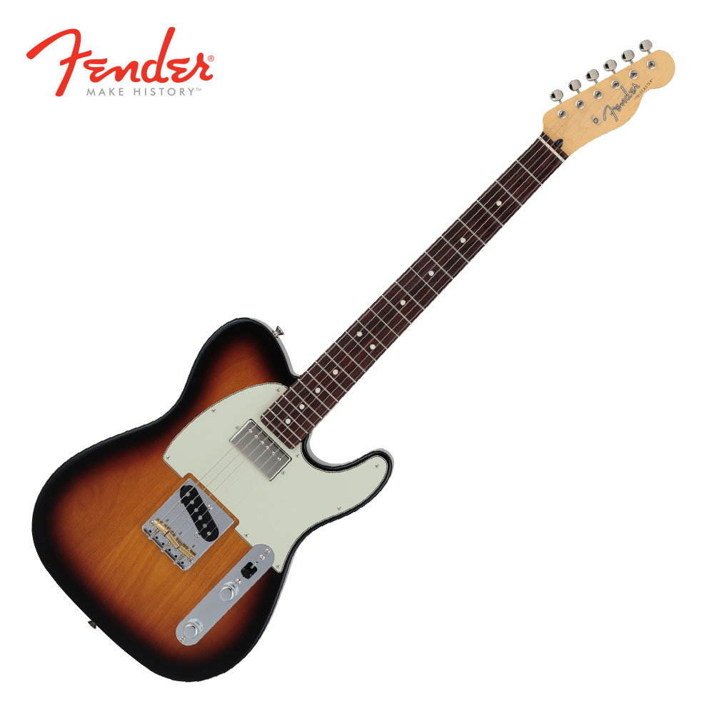 Fender Japan 2024 Collection Hybrid II Telecaster HS RW 3-Tone Sunburst (566-0302-300)