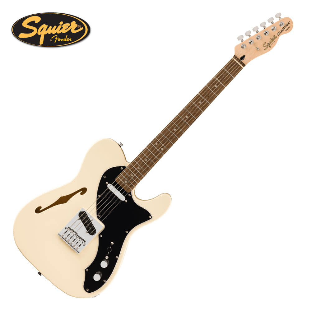 Squier 스콰이어 일렉기타 Affinity Telecaster Thinline LRL Olympic White (037-8271-505)