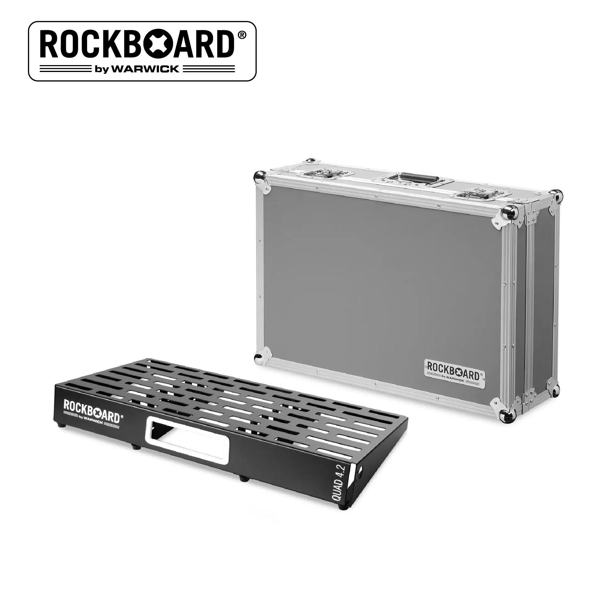 RockBoard 페달보드 Quad 4.2 with Flight Case (하드 케이스)