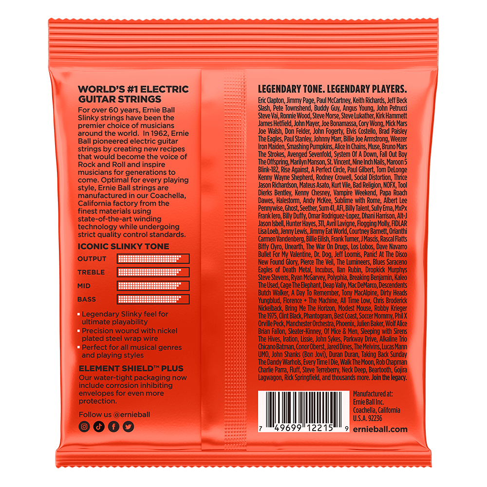 어니볼 Nickel Wound Electric Slinky 뒷면