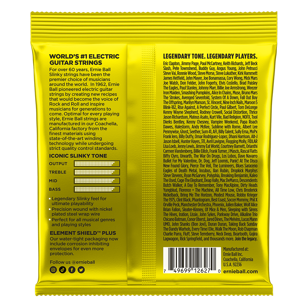 어니볼 Nickel Wound Electric Slinky 뒷면