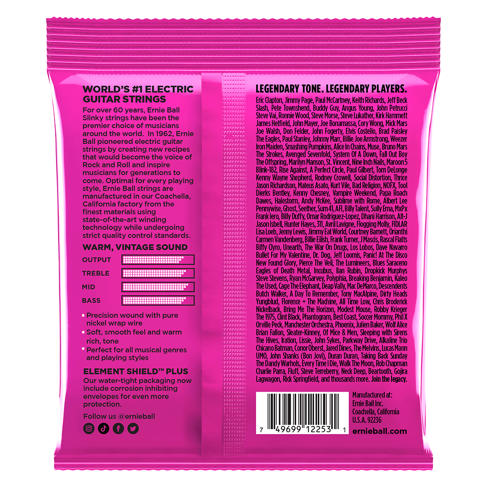 어니볼 Pure Nickel Electric Slinky 뒷면