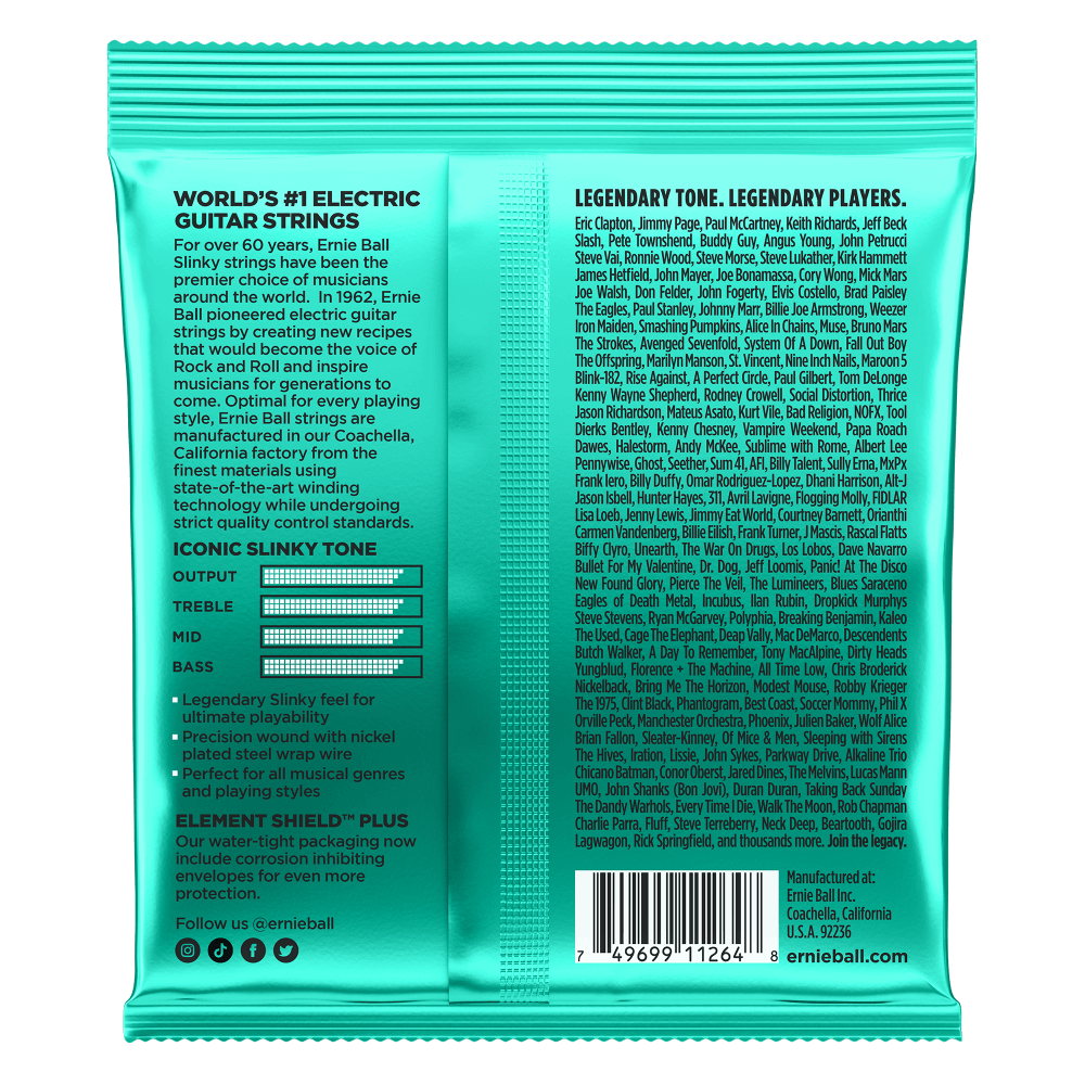 어니볼 Nickel Wound Electric Slinky 뒷면