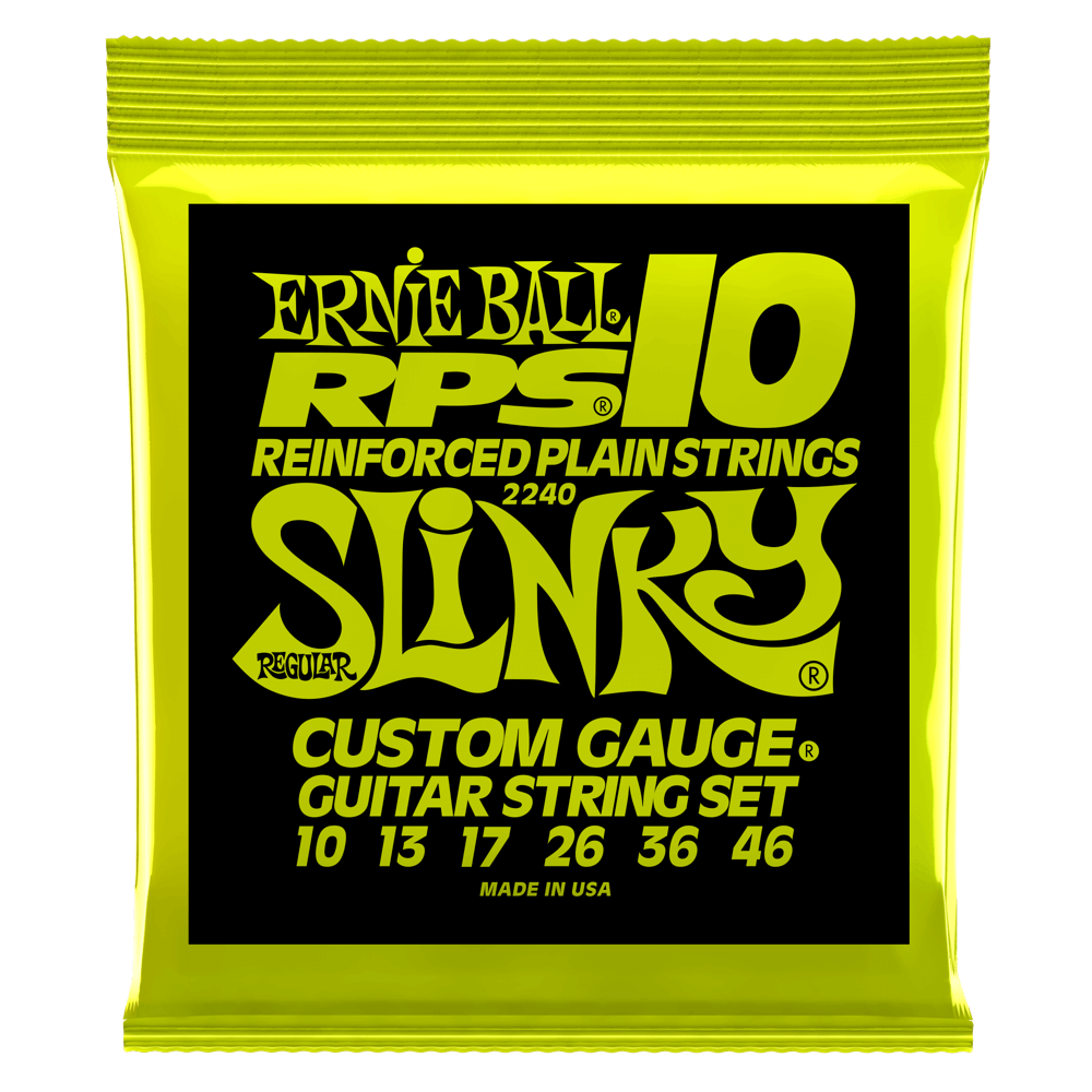 어니볼 Coated Titanium RPS Electric Slinky 앞면