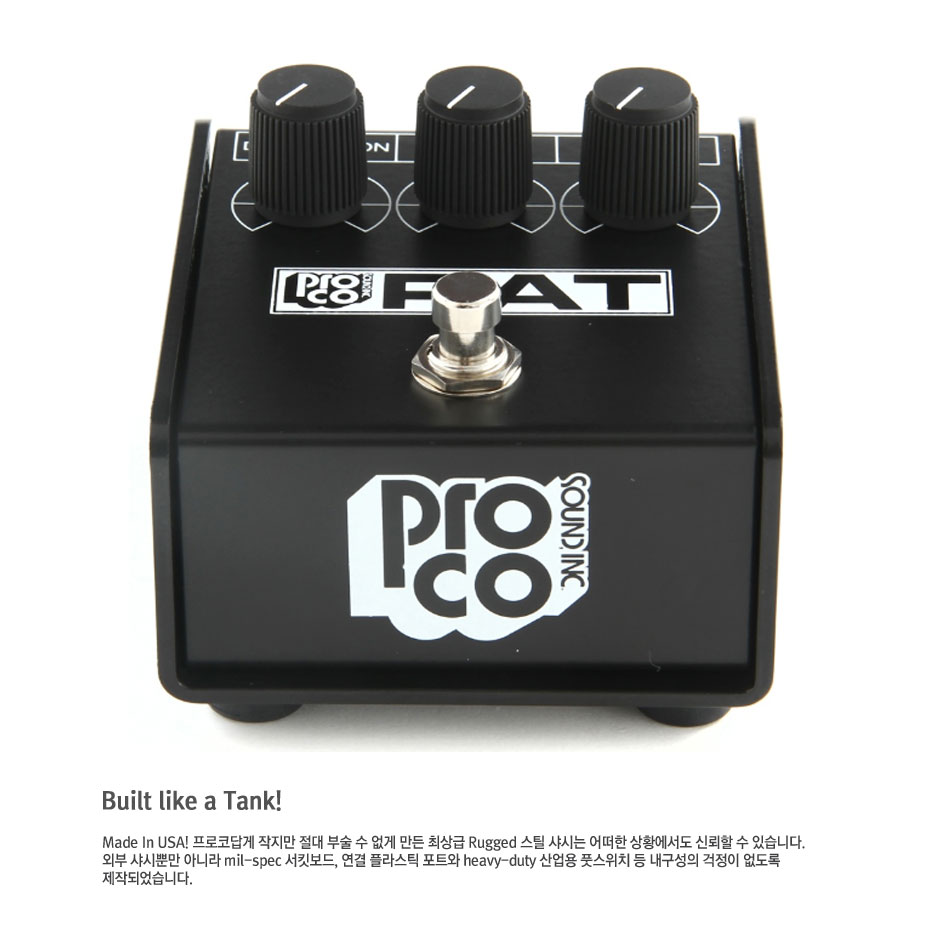 Proco 기타이펙터 Limited Edition Reissue 85 Whiteface RAT