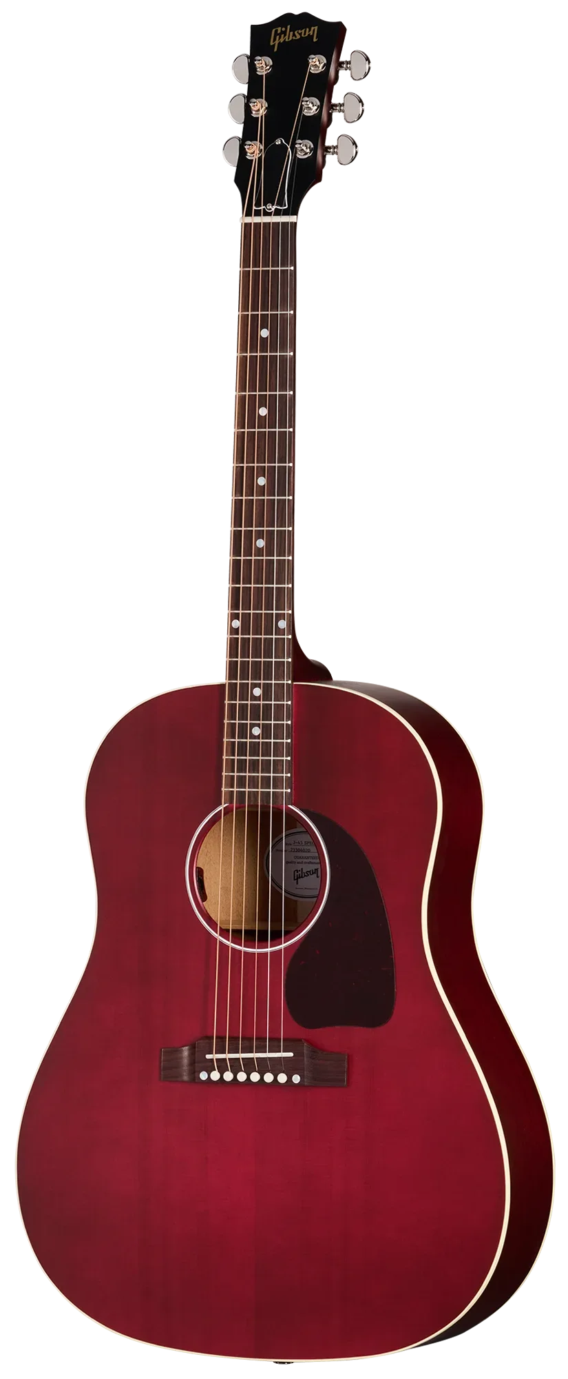 Gibson J-45 Special Satin Wine Red 정면