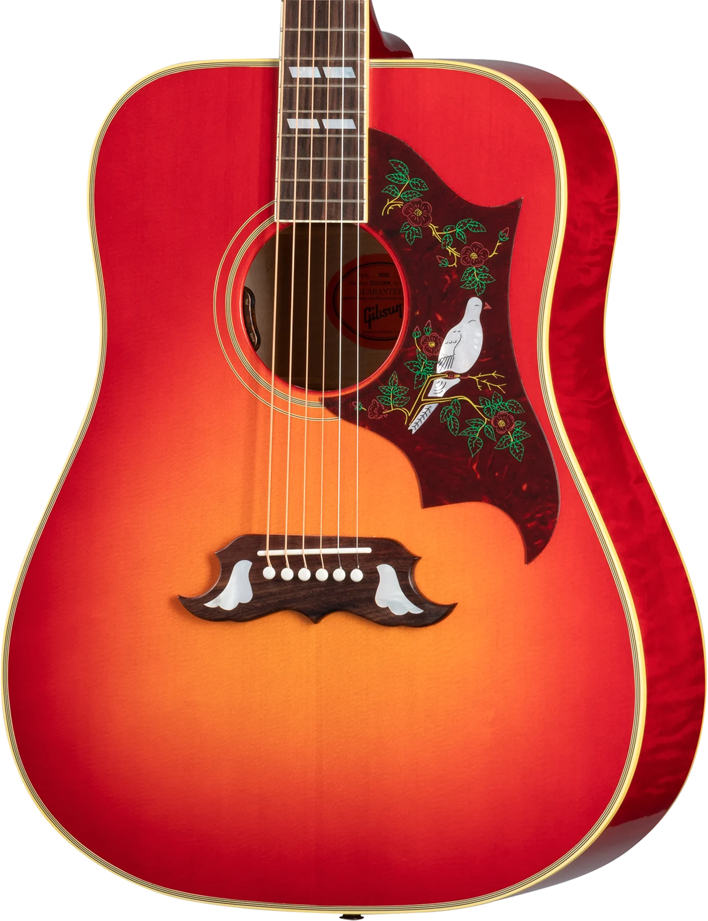 Gibson Dove Original, Vintage Cherry Sunburst (OCSSDOVCS) 바디