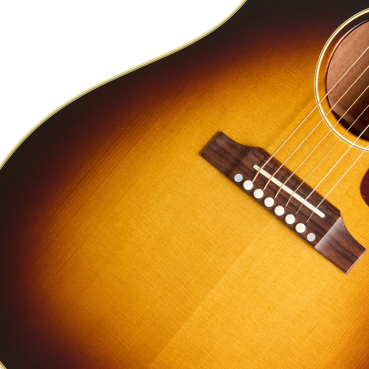 Gibson J-160E Original, Vintage Sunburst (OCRS16VS) 브리지