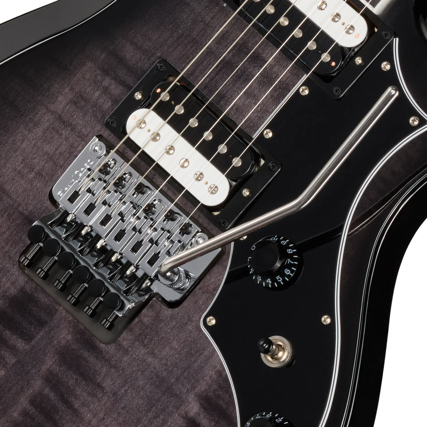 Gibson Victory Floyd Rose, Translucent Ebony Burst (VICFR00E2CH1) 픽업