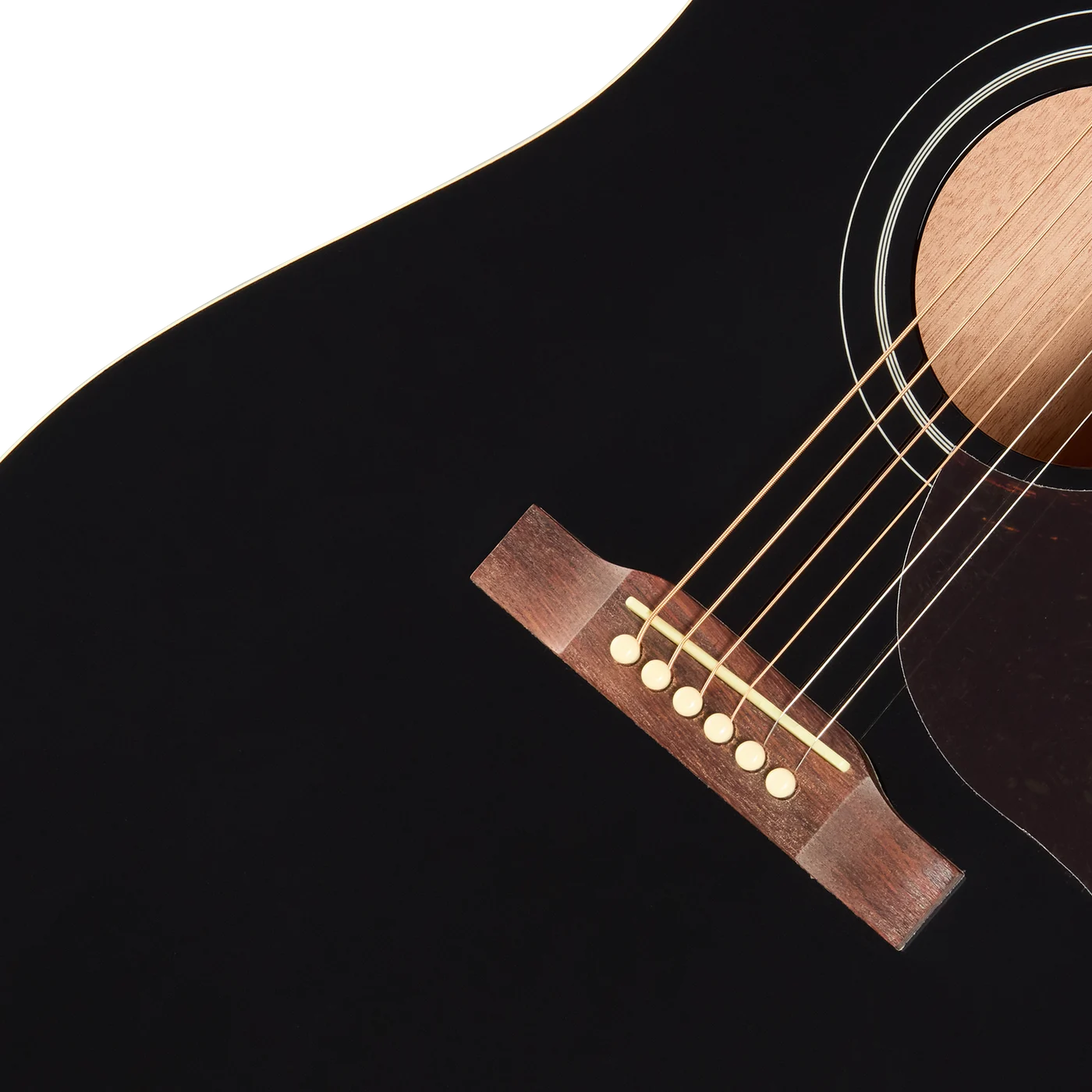 Epiphone Hummingbird Tribute, Ebony (ETHBEBNH) 브리지