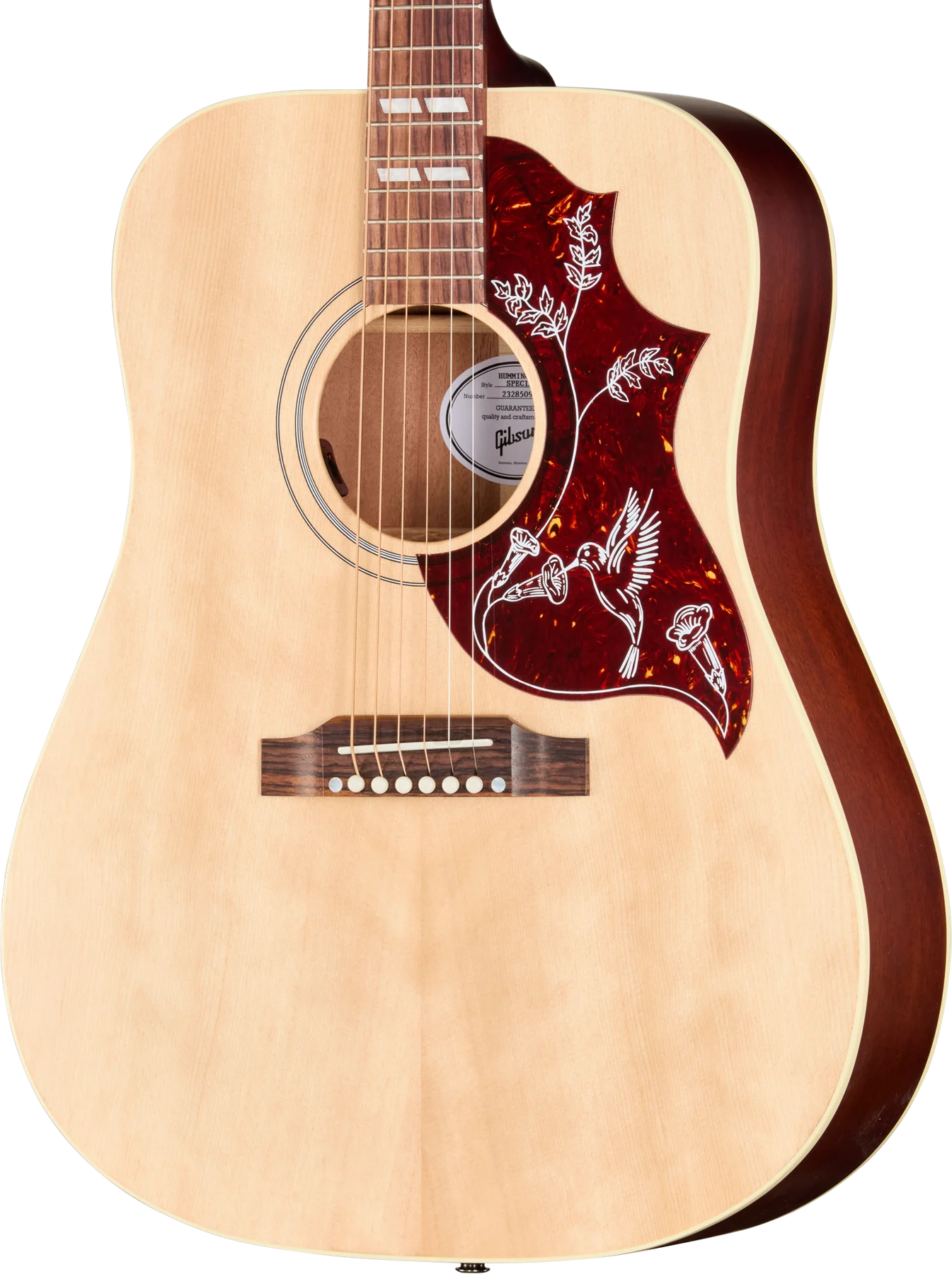 Gibson Hummingbird Special, Satin Natural (MCSSHBSPCAN) 바디