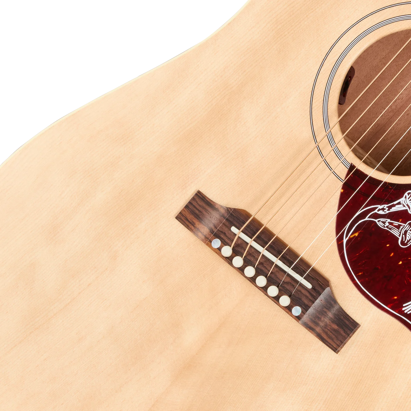 Gibson Hummingbird Special, Satin Natural (MCSSHBSPCAN) 브리지