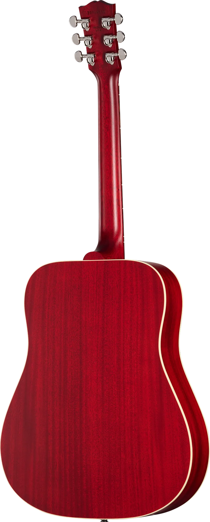 Gibson Hummingbird Special, Satin Vintage Cherry Sunburst (MCSSHBSPCVCS) 후면