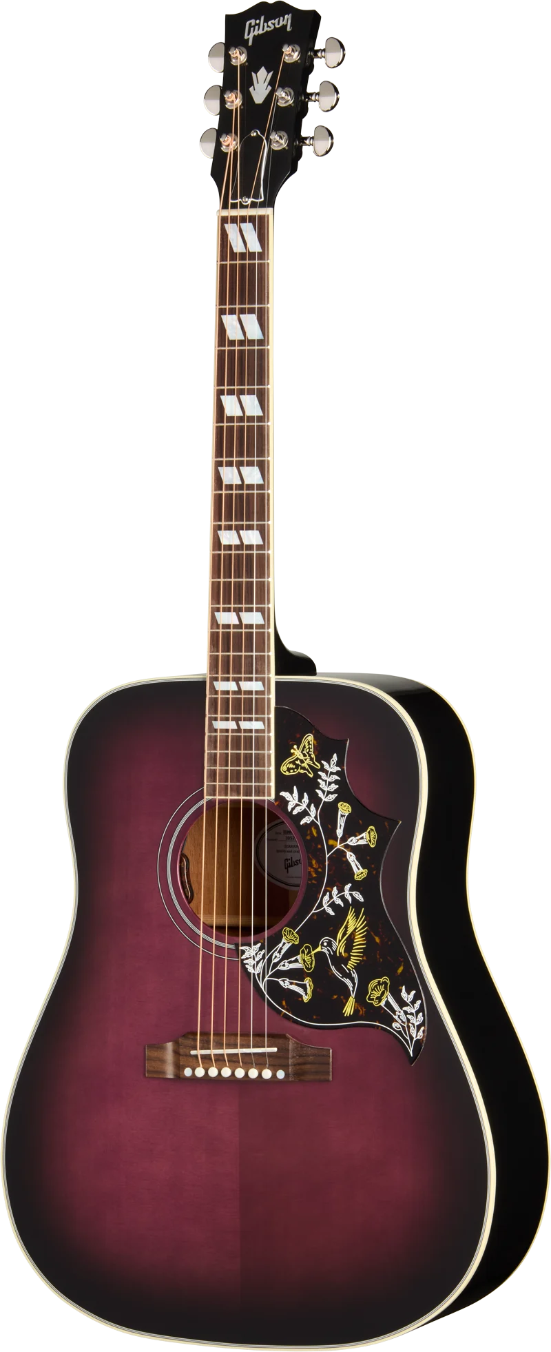 Gibson Hummingbird Standard, Purple Burst (MCSSHBPB) 정면