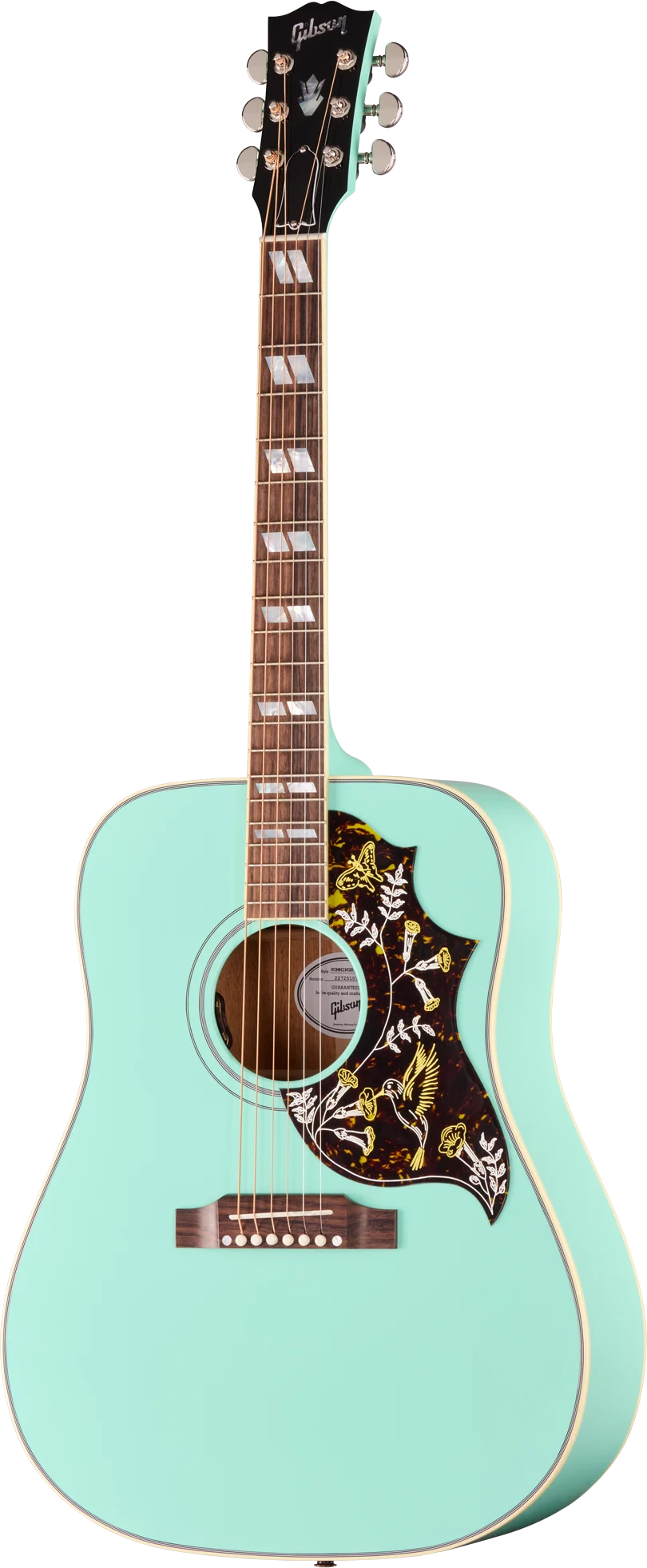 Gibson Hummingbird Standard, Southwestern Turquoise (MCSSHBSWT) 정면