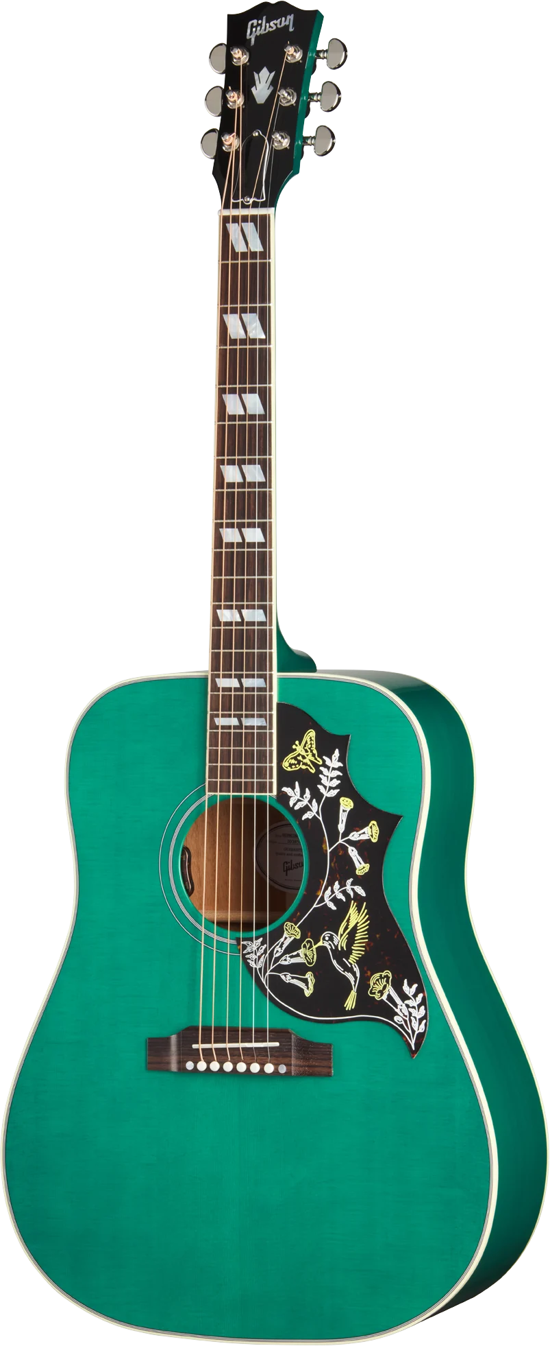 Gibson Hummingbird Standard, Translucent Teal (MCSSHBSG) 정면