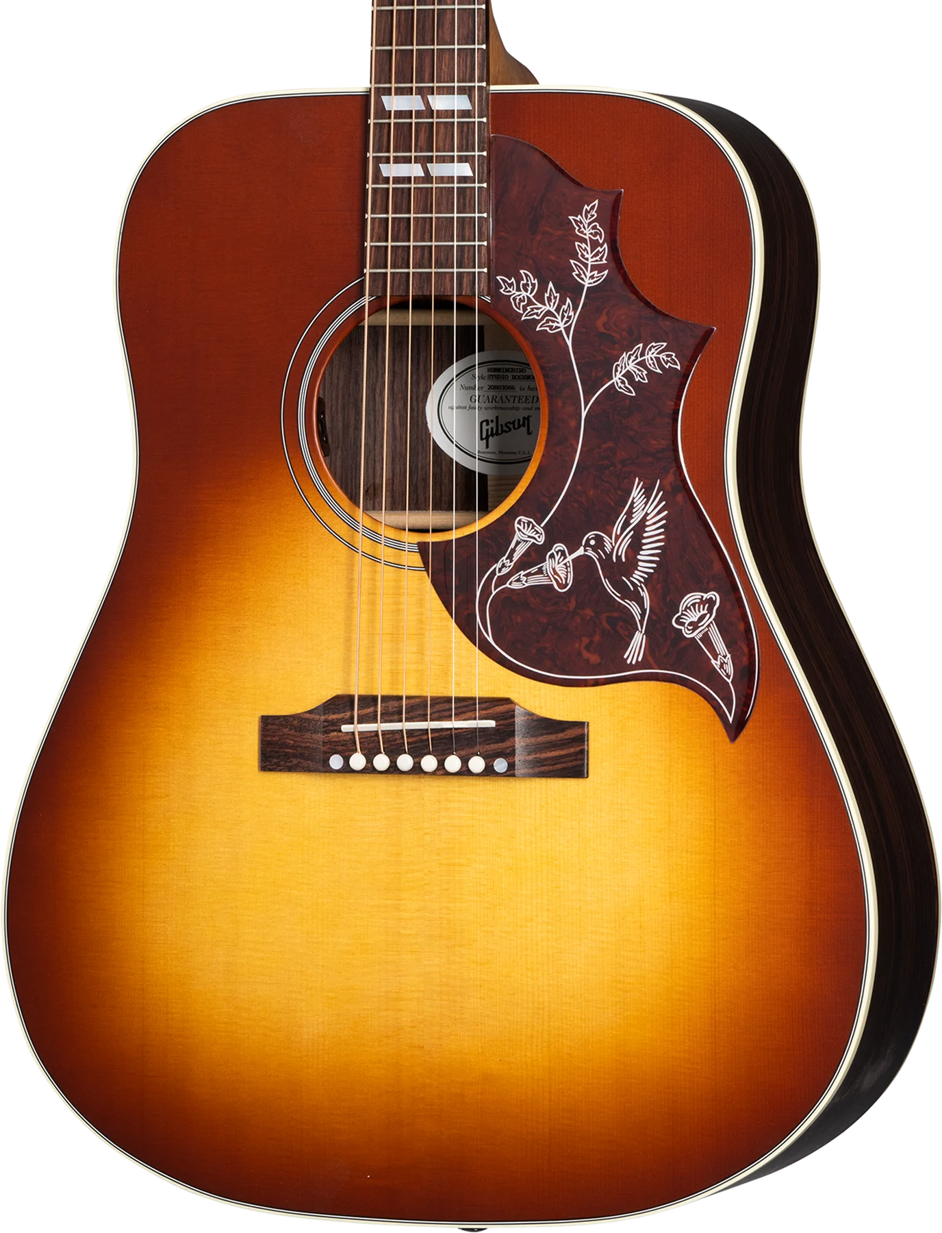 Gibson USA Hummingbird Studio Rosewood Satin Rosewood Burst (MCSSHSRSRB)