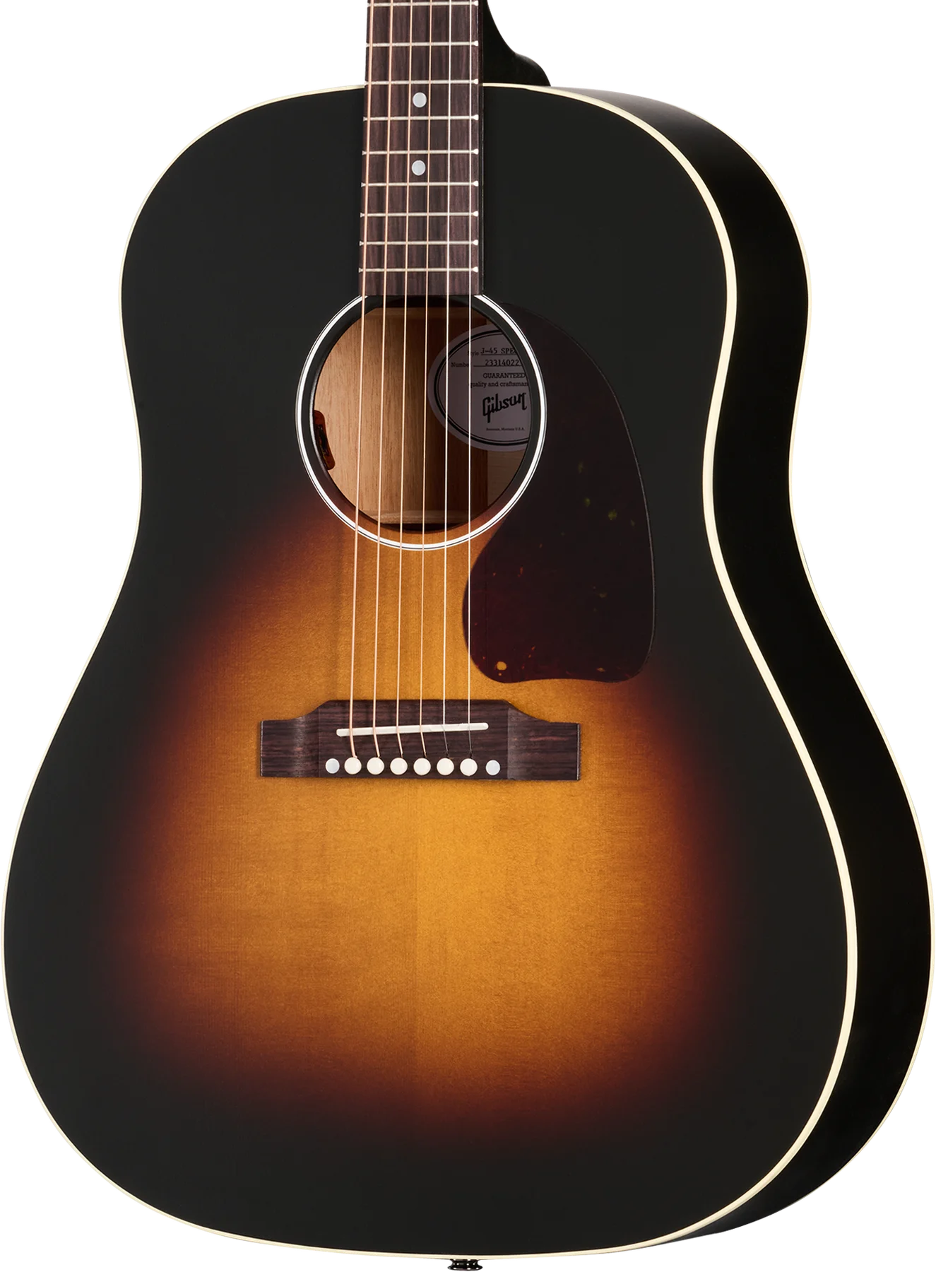 Gibson USA J-45 Special Satin Vintage Sunburst (MCRS45SPCVS)