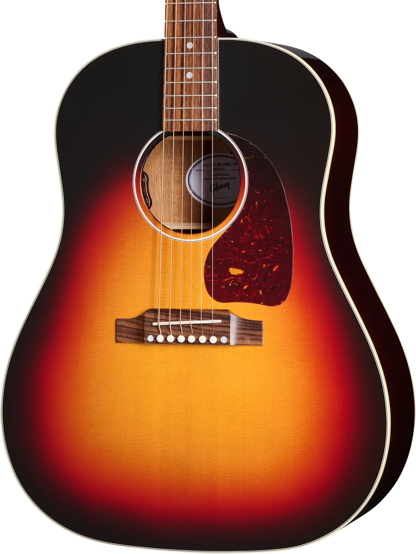 Gibson J-45 Standard, Tri Burst, Exclusive (PROPRS45TB3) 바디