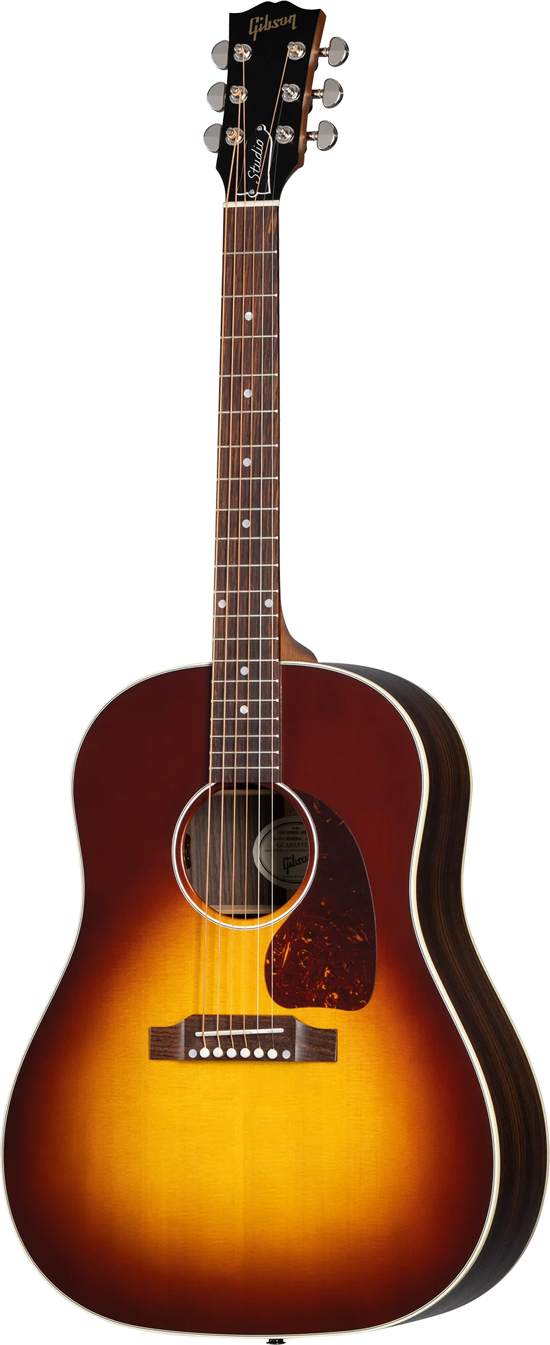Gibson J-45 Studio Rosewood, Satin Rosewood Burst (MCRS4SRSRB) 정면