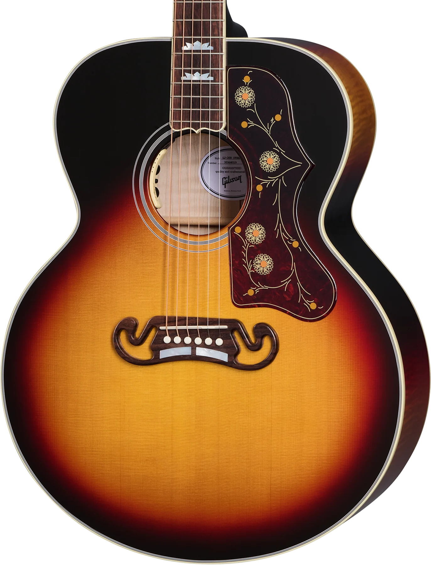 Gibson SJ-200 Standard, Tri Burst (MCJB20TB) 바디